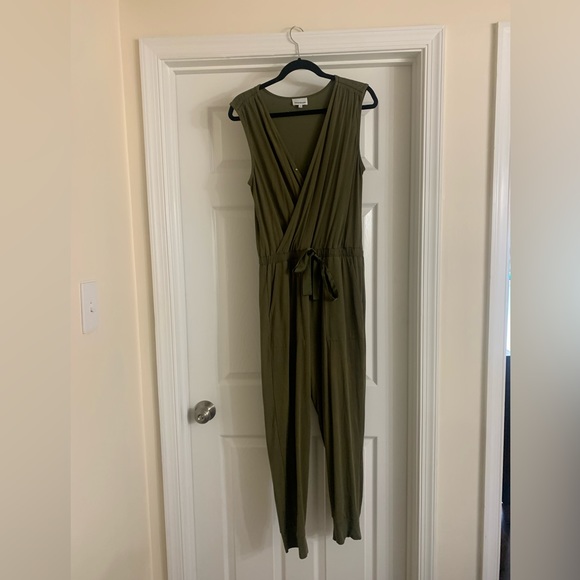 Olive Green heartloom Rivky Jumpsuit - Picture 2 of 3